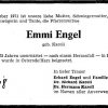 Karoli Emma 1896-1971 Todesanzeige